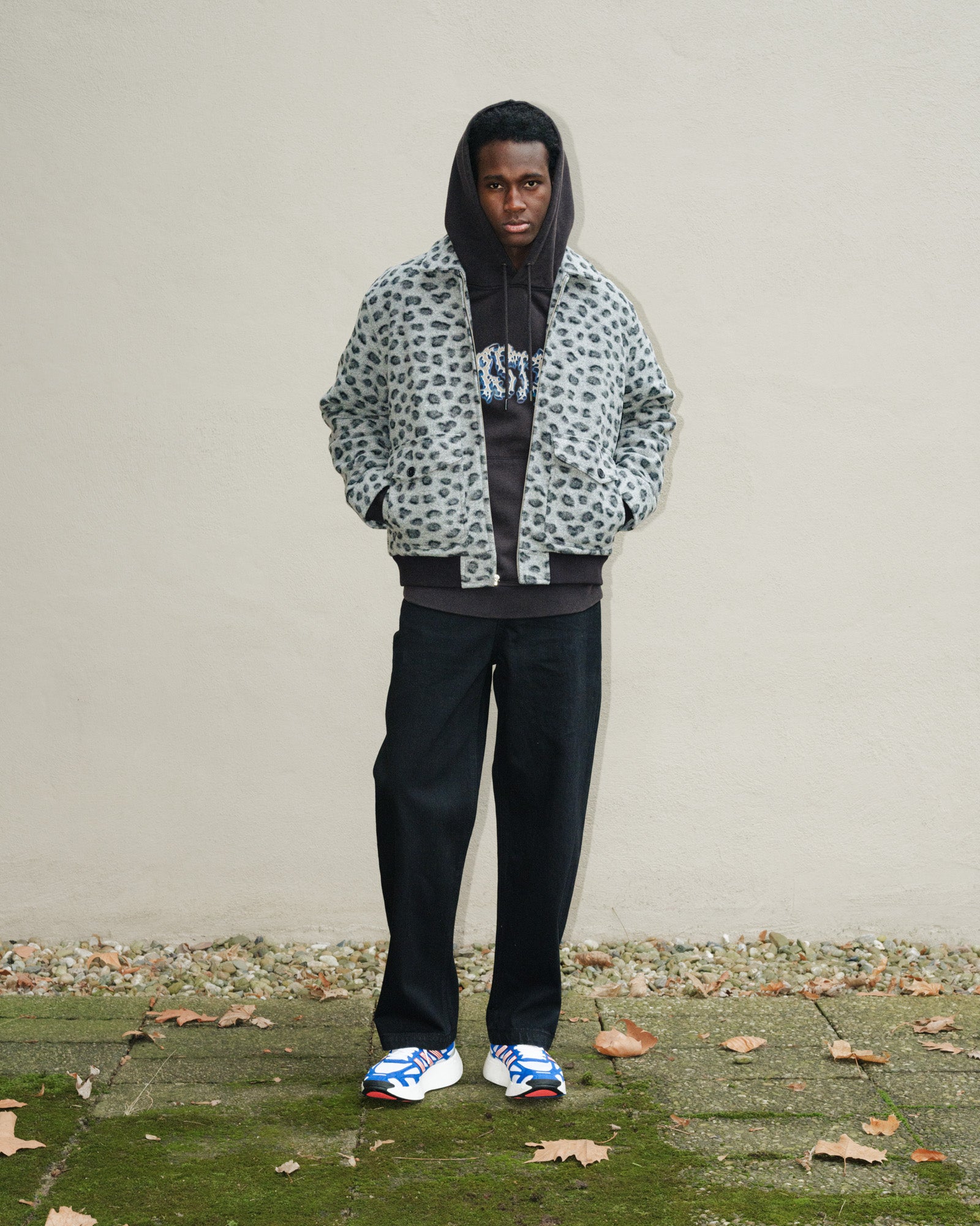 Wasted Paris Hoodie Viper Faded Black Hoodies Close-up | Overkill