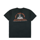 Obey Organized Chaos T-Shirt Pigment Vintage Black T-Shirts Close-up | Overkill