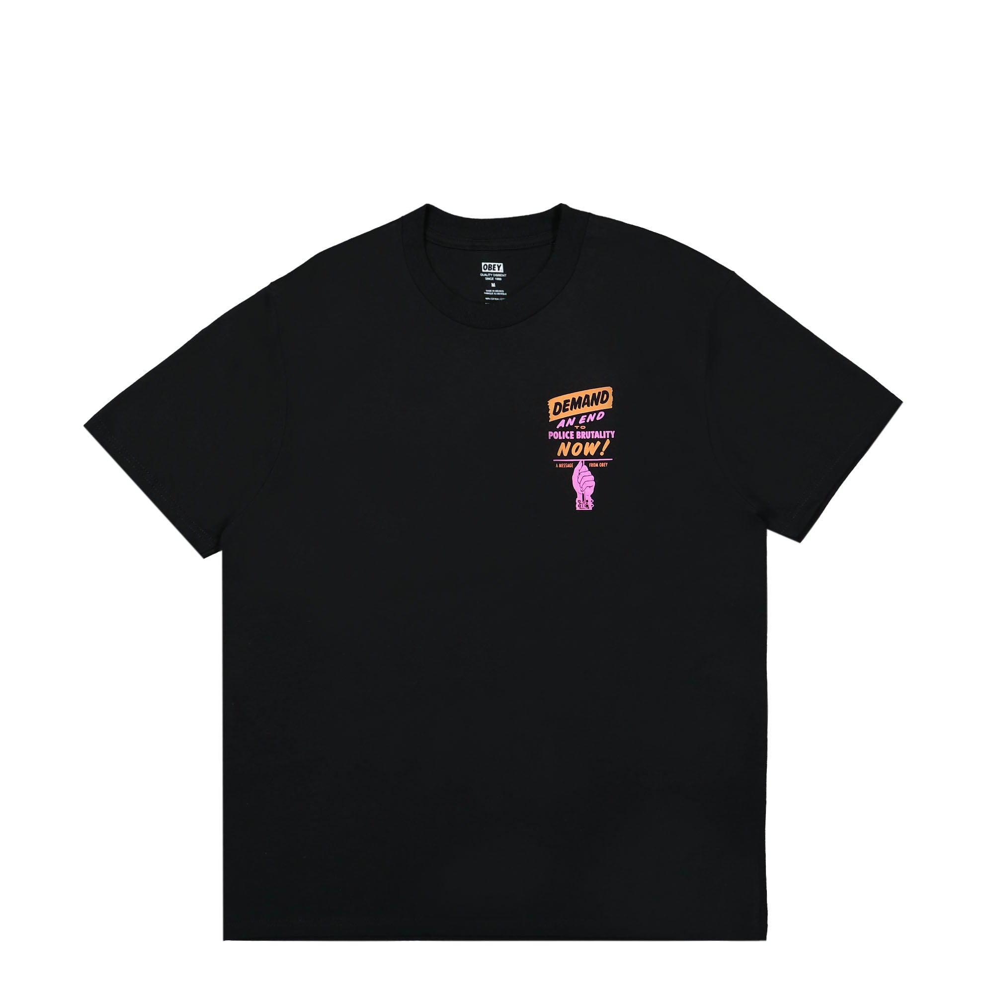 Obey End Police Brutality Tee Black T-Shirts 165263408 / Black | Overkill