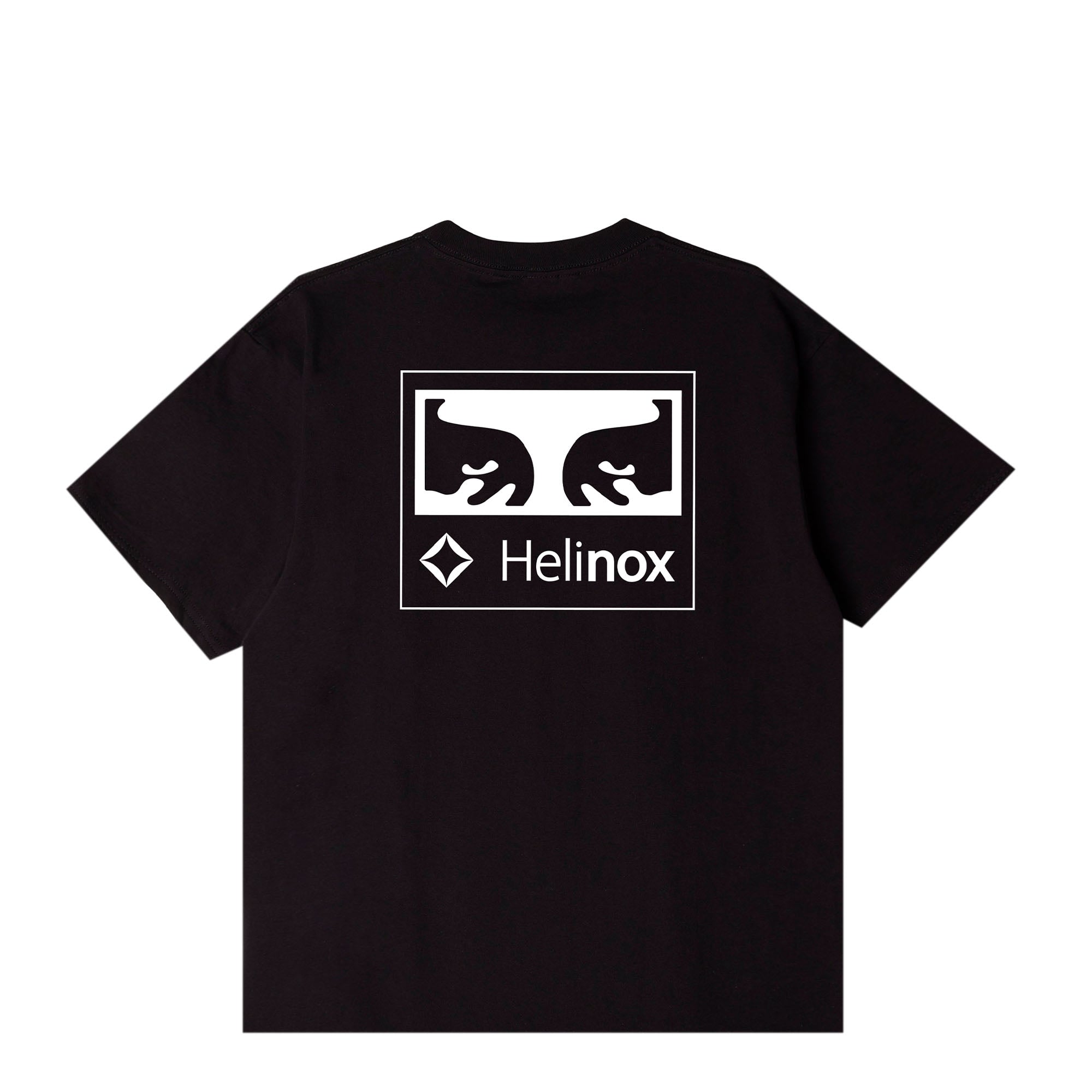 Obey Helinox x Obey Classic T-Shirt Black T-Shirts Close-up | Overkill