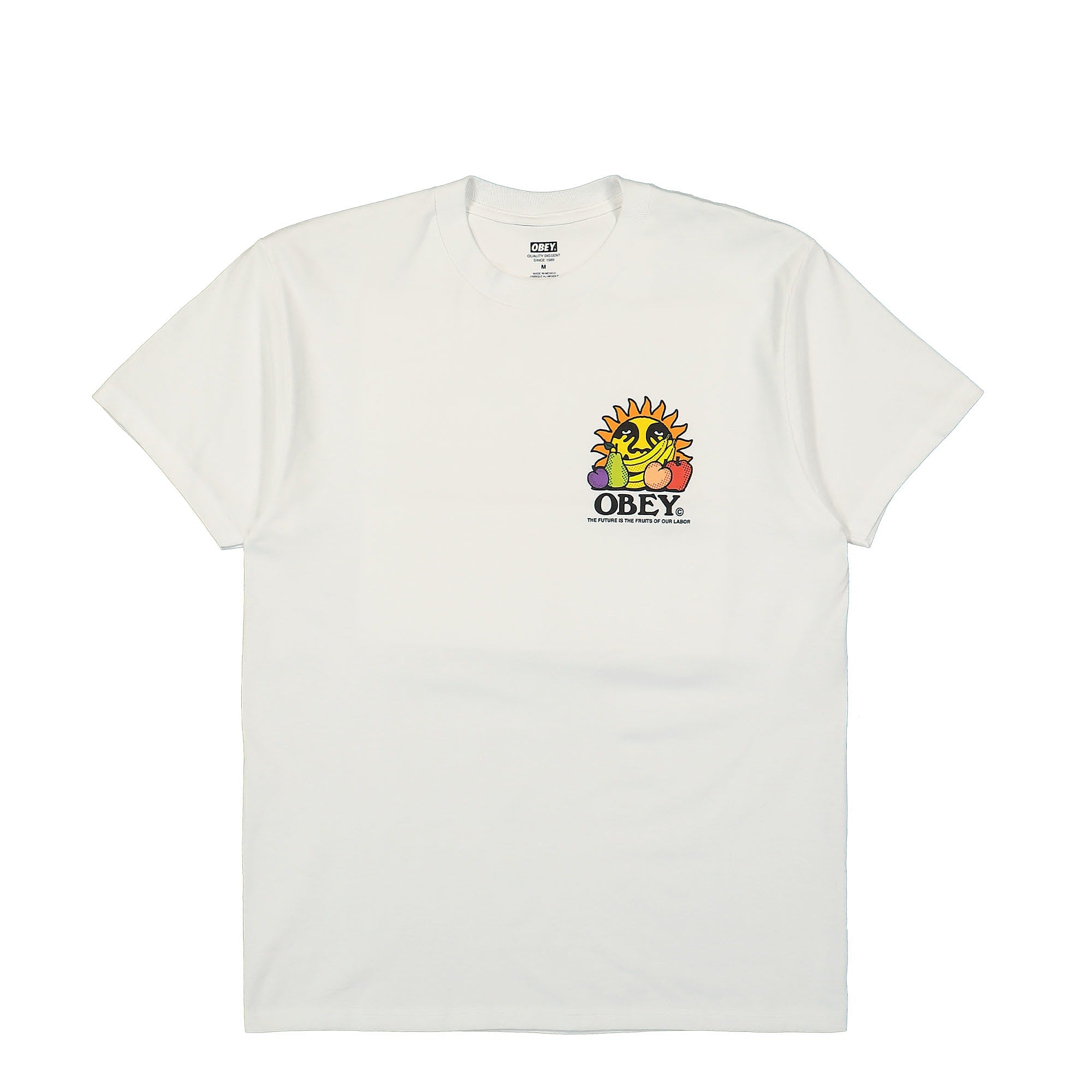 Obey The Future Is The Fruits Of Our Labor T-Shirt White T-Shirts 165263698-WHT | Overkill