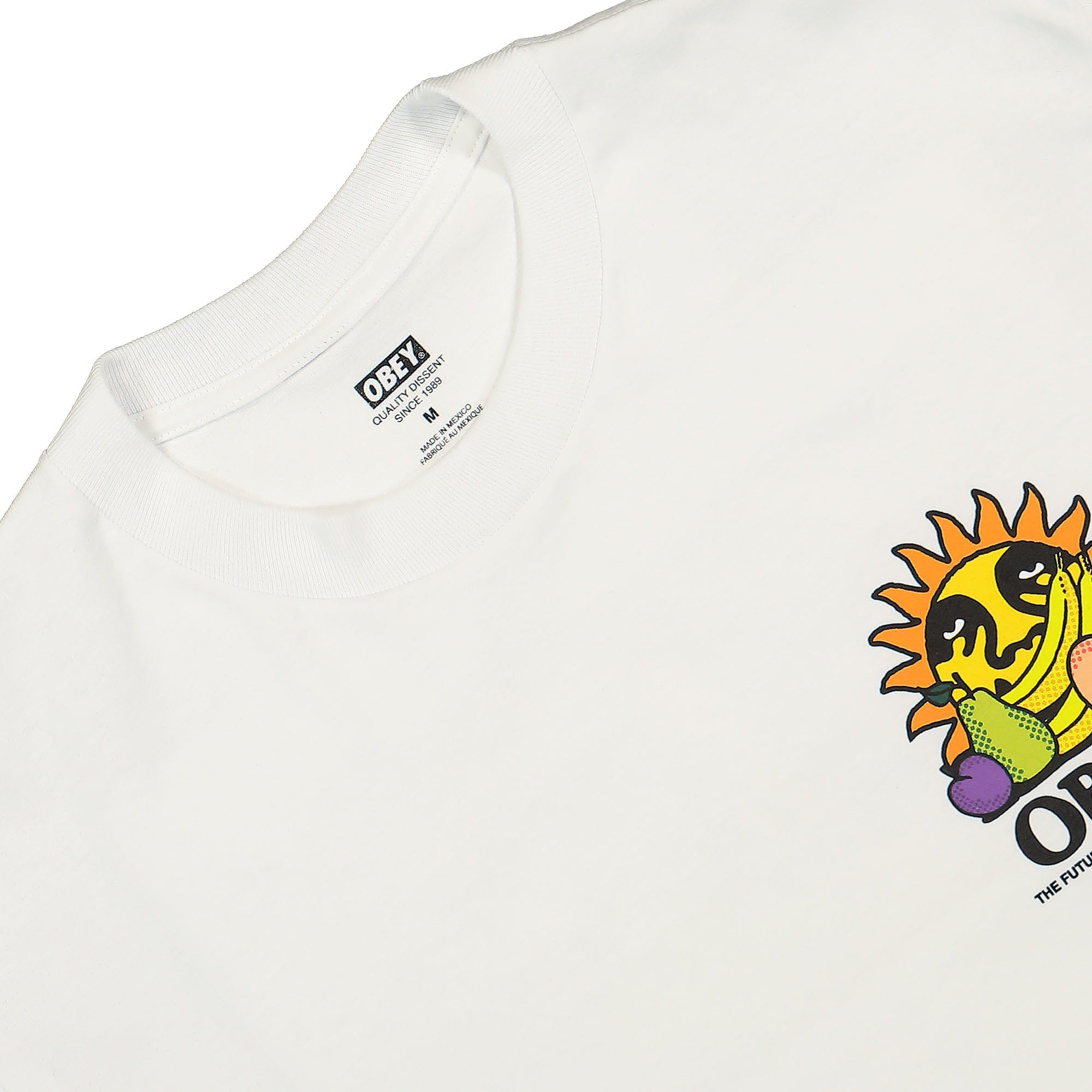 Obey The Future Is The Fruits Of Our Labor T-Shirt White T-Shirts Material | Overkill