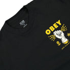Obey Obey New Clear Power T-Shirt Black T-Shirts Material | Overkill