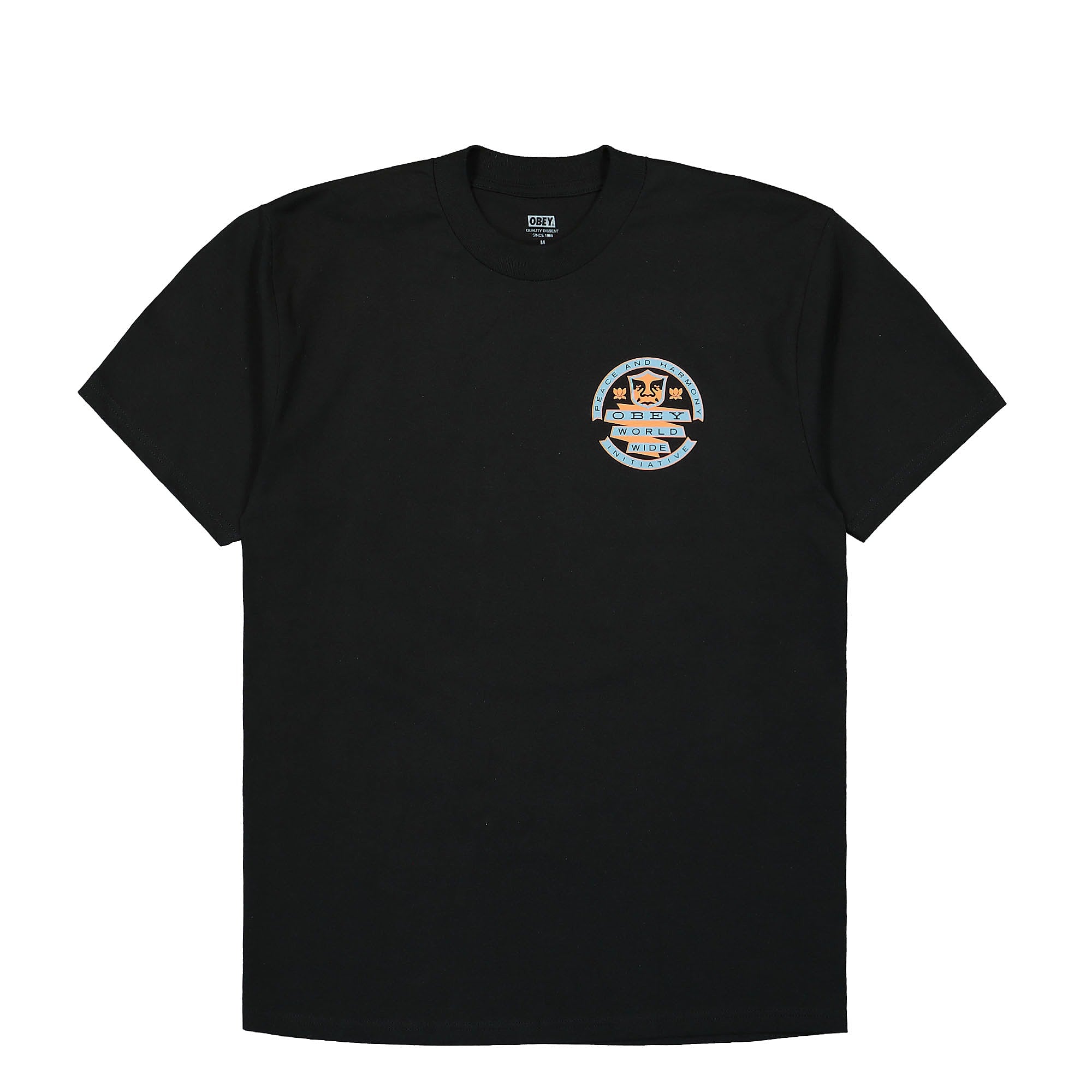 Obey Peace Initiative T-Shirt Black T-Shirts 165263792-BLK | Overkill
