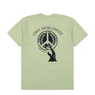 Obey Peace Delivery T-Shirt Cucumber T-Shirts Close-up | Overkill