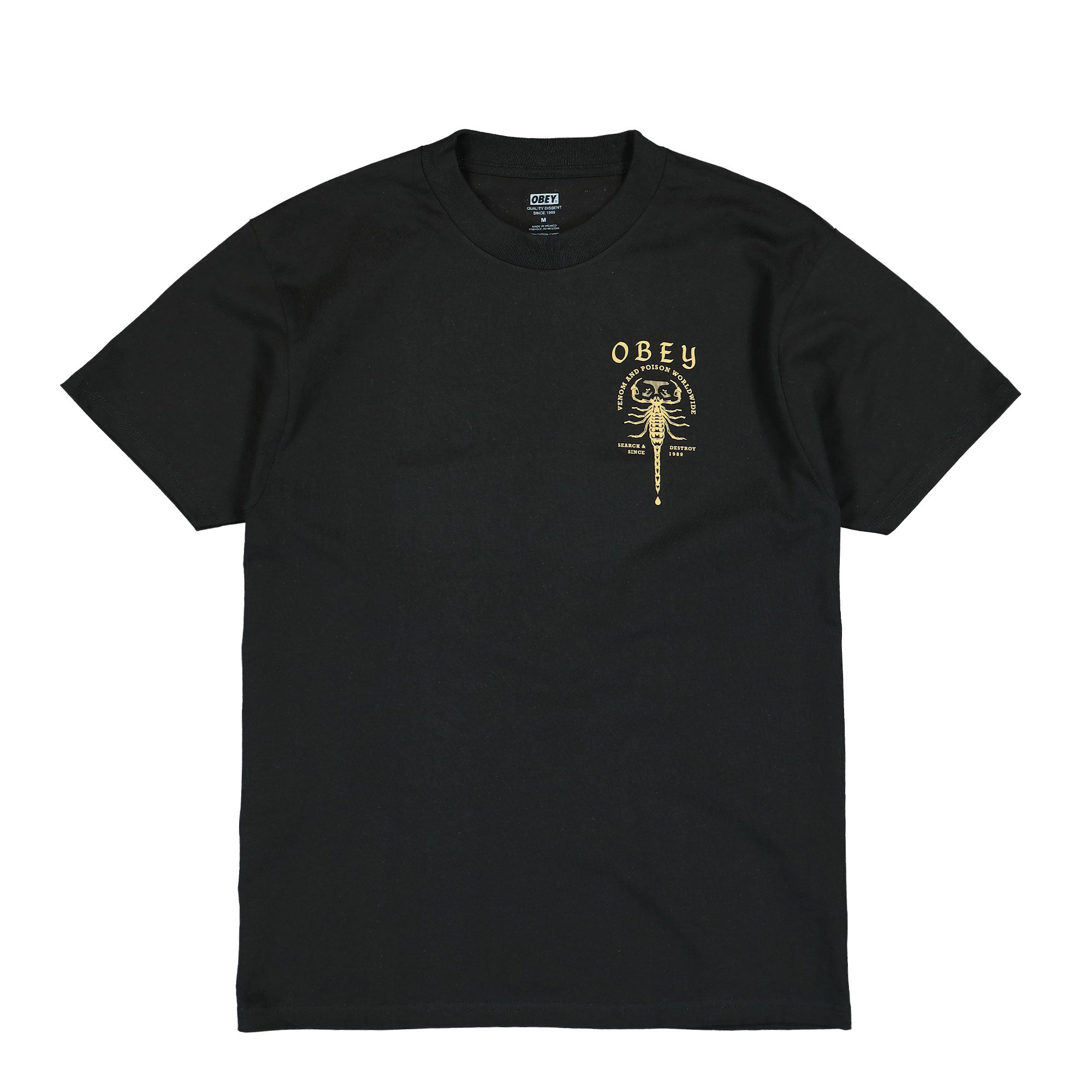 Obey Scorpion T-Shirt Black T-Shirts 165263944-BLK | Overkill