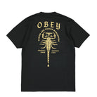 Obey Scorpion T-Shirt Black T-Shirts Close-up | Overkill