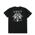 Obey Birds Of Justice T-Shirt Black T-Shirts Close-up | Overkill