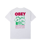 Obey Art Studio Flowers T-Shirt White T-Shirts 165264234 / White Close-up | Overkill
