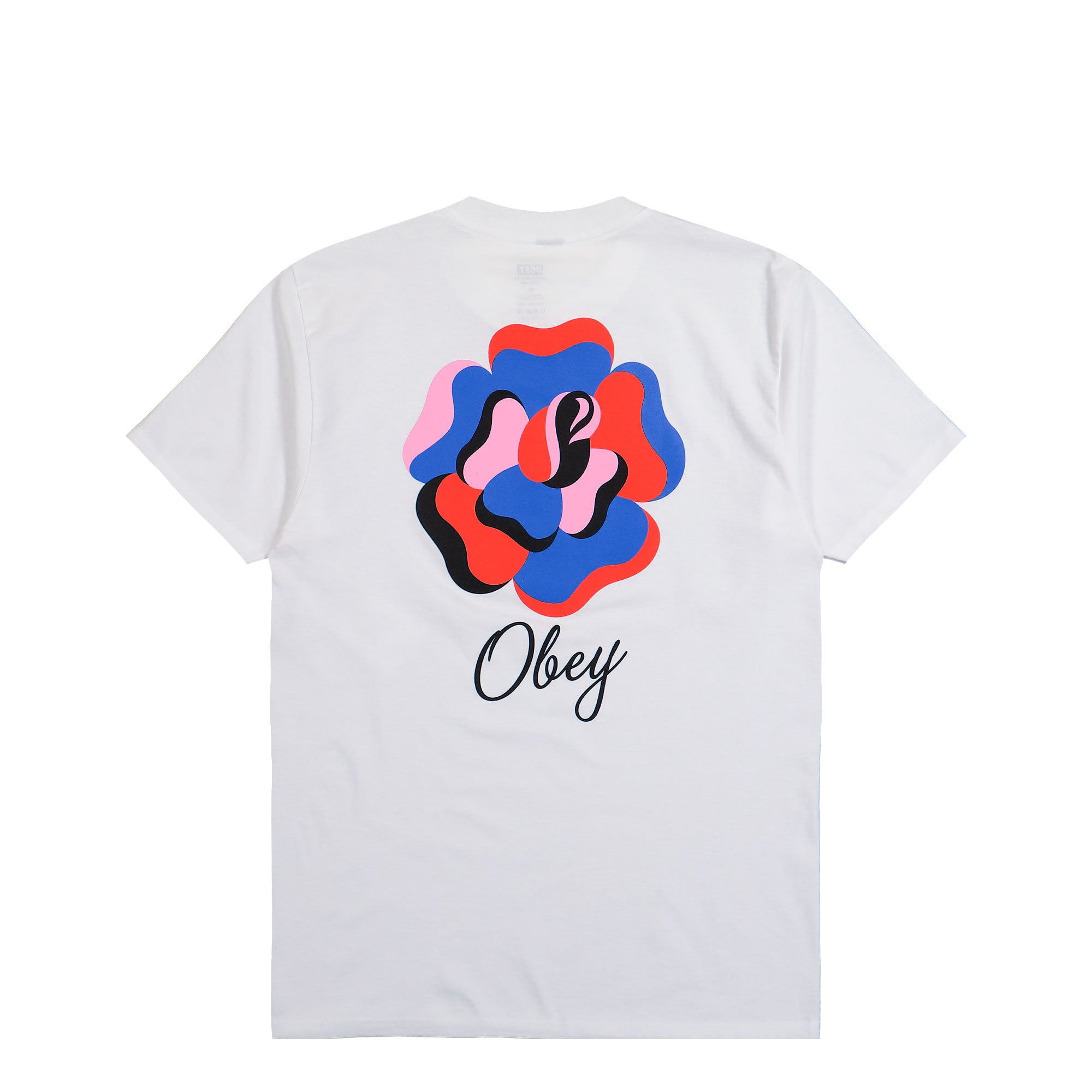 Obey Paper Rose T-Shirt White T-Shirts 165264300 Close-up | Overkill
