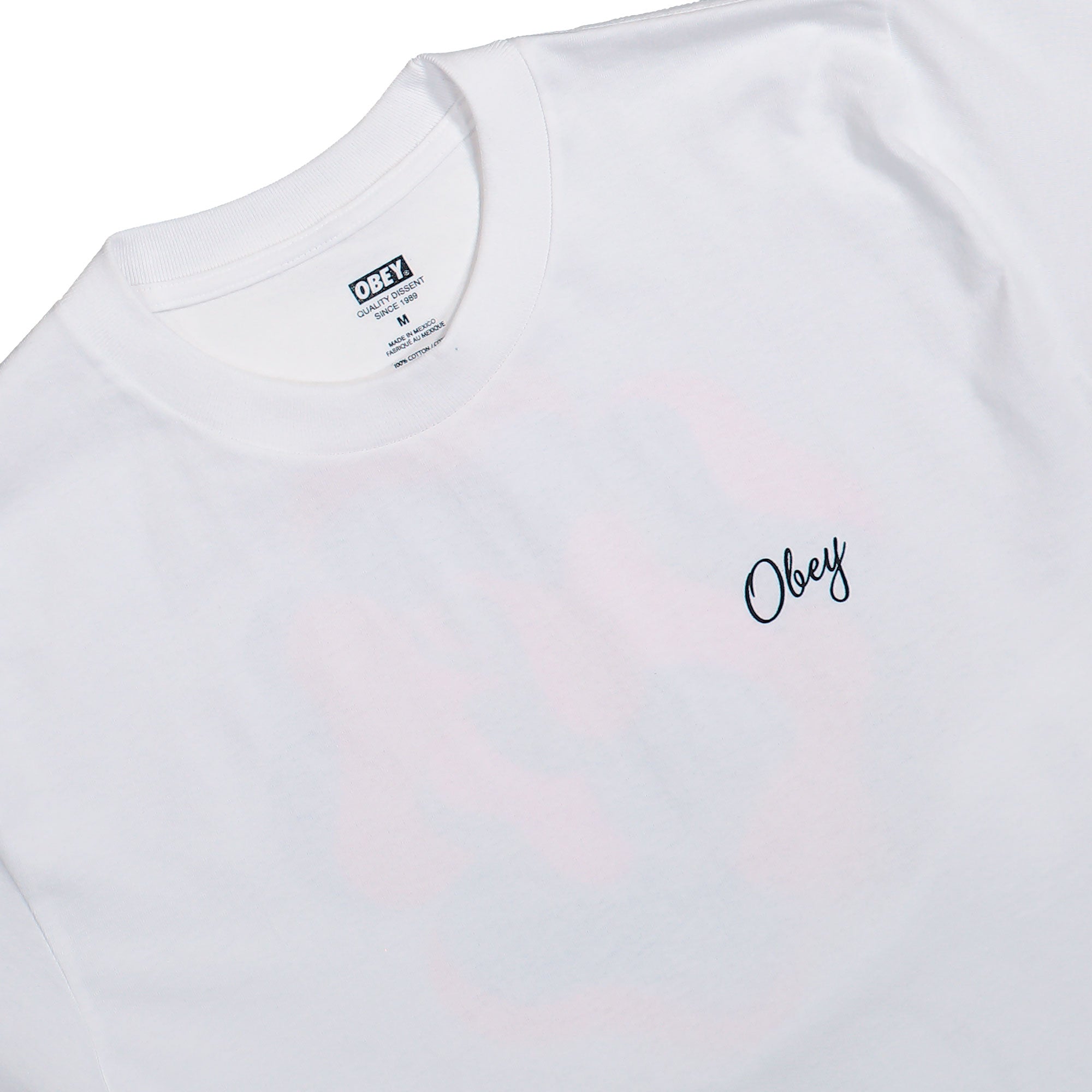 Obey Paper Rose T-Shirt White T-Shirts 165264300 Detailfoto | Overkill
