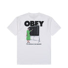 Obey I Will Obey White T-Shirts 165264349-WHT Close-up | Overkill
