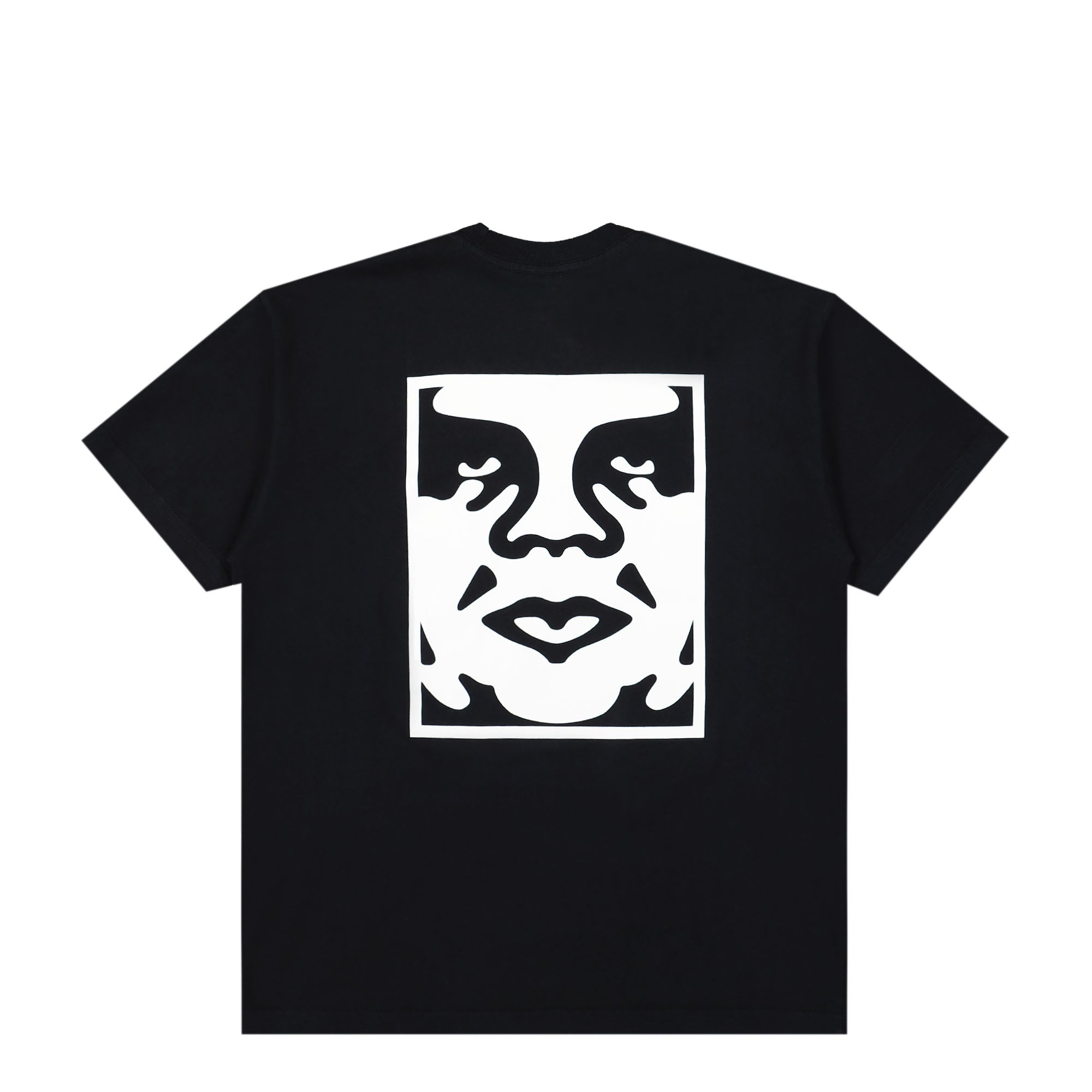 Obey Bold Icon Heavyweight Tee Off Black T-Shirts Close-up | Overkill