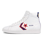 Converse pro leather mid White-Rush Blue Sneakers 167058C | Overkill