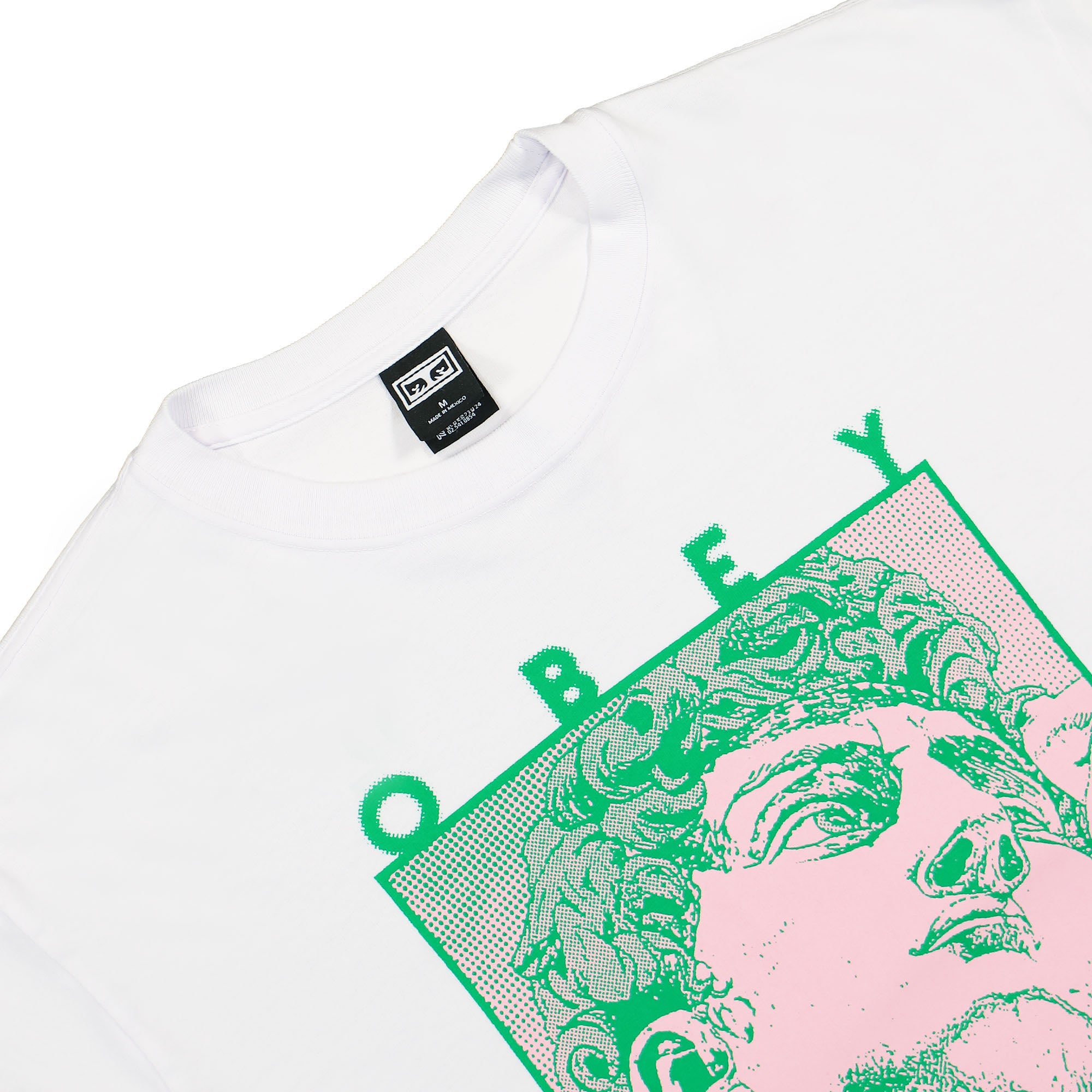 Obey No Pain LS Tee White Longsleeves Close-up | Overkill