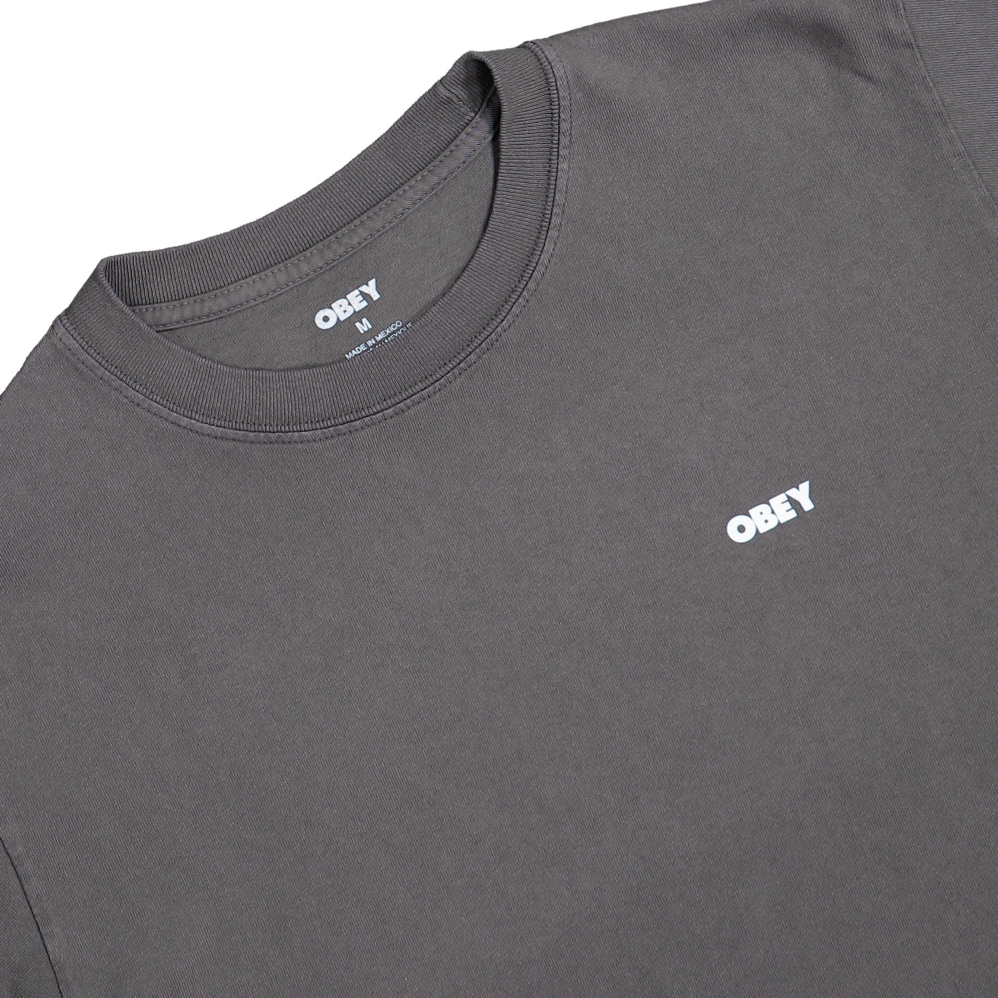 Obey Bold Icon Face T-Shirt Pigmnet Dusty Black T-Shirts 167924099 Detailfoto | Overkill
