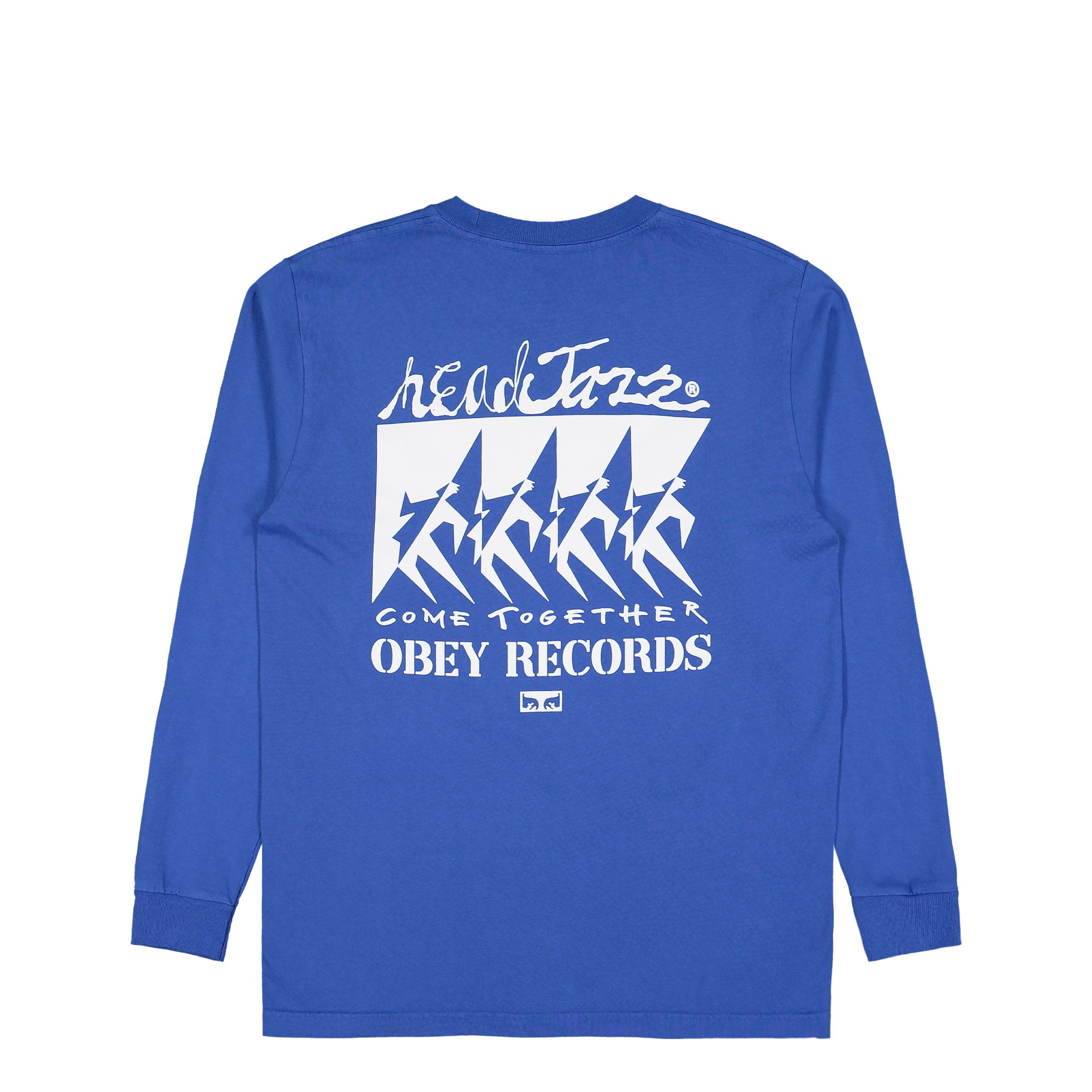 Obey Obey Come Together Pigment Electric Indigo Longsleeves 168004342-EID Close-up | Overkill
