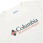 Columbia CSC Basic Logo Short Sleeve Tee White T-Shirts Close-up | Overkill