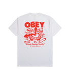 Obey Time to Call Obey White T-Shirts 168024321 Close-up | Overkill
