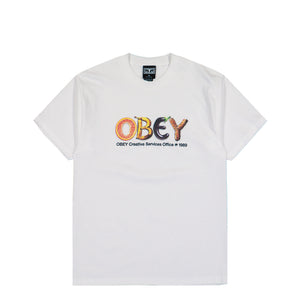 Obey Creative Services Office T-Shirt White T-Shirt 168024461-WHT | Overkill
