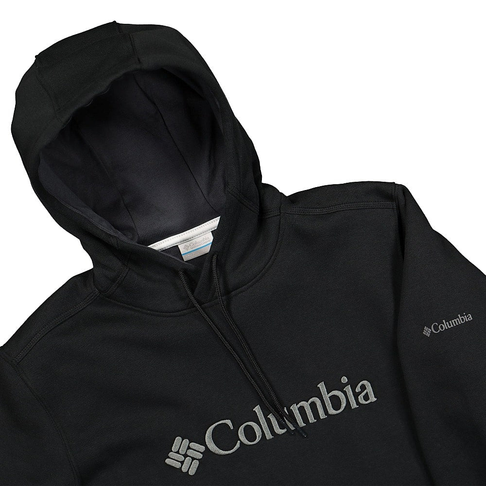 Columbia CSC Basic Logo II Hoodie Black Hoodies Close-up | Overkill