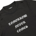 Wasted Paris Destroy Never Comes T-Shirt Faded Black T-Shirts Close-up | Overkill