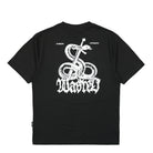 Wasted Paris Atrax T-Shirt Black T-Shirts Close-up | Overkill