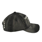 Wasted Paris Destroy Never Comes 6 Panel Cap Faded Black Caps Close-up | Overkill