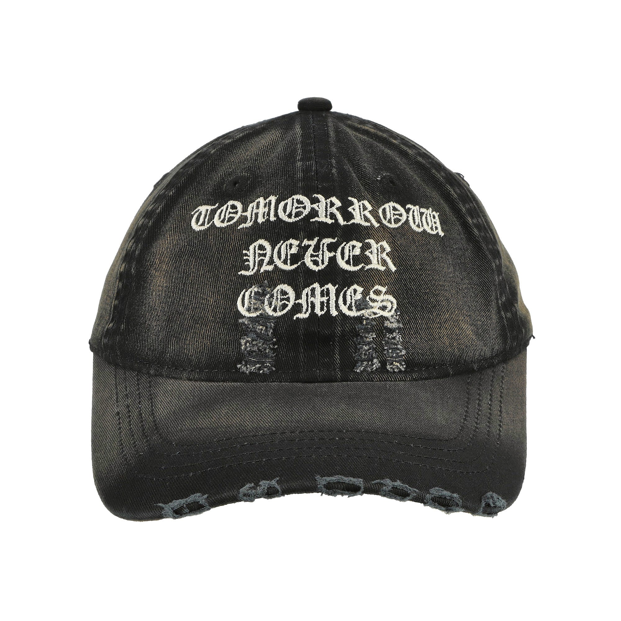 Wasted Paris Destroy Never Comes 6 Panel Cap Faded Black Caps Detailfoto | Overkill