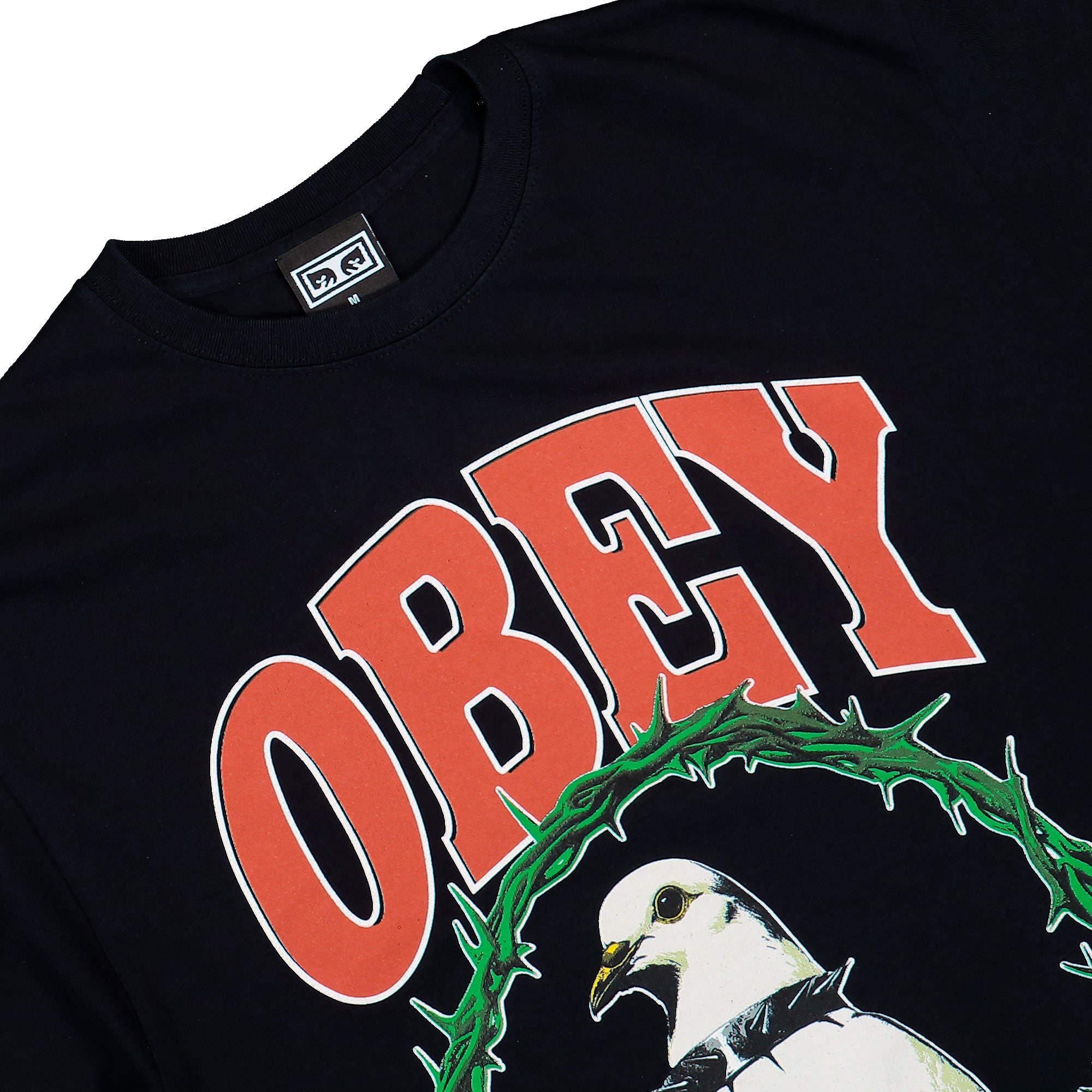 Obey Thorns Of Peace T-Shirt Black T-Shirt 168324477-BLK Detailfoto | Overkill
