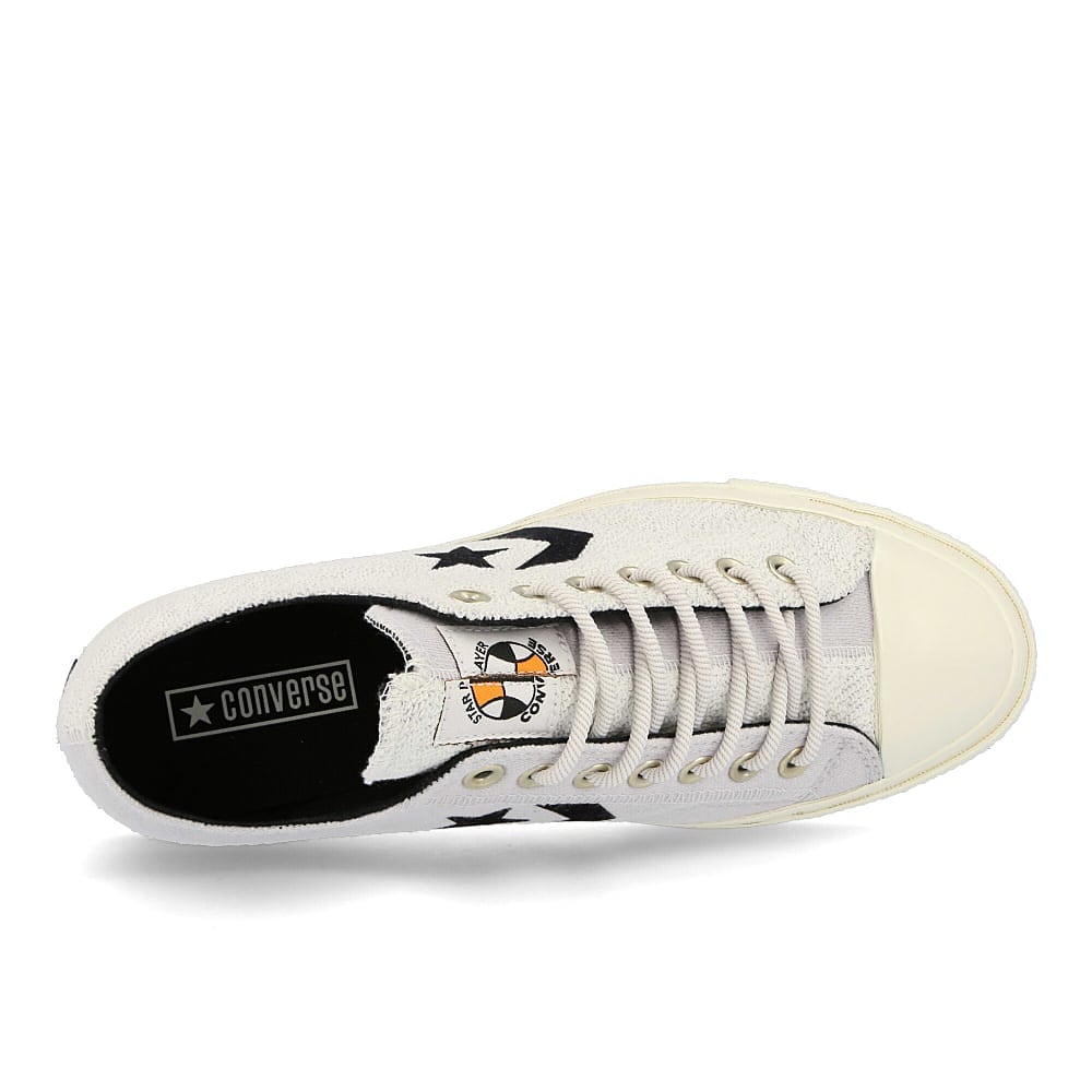 Converse x converse reverse terry star player ox White / Lunar Rock / Black  Detail view 1 | Overkill
