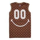 Chinatown Market Smiley Cabana Basketball Jersey Brown T-Shirts Material | Overkill
