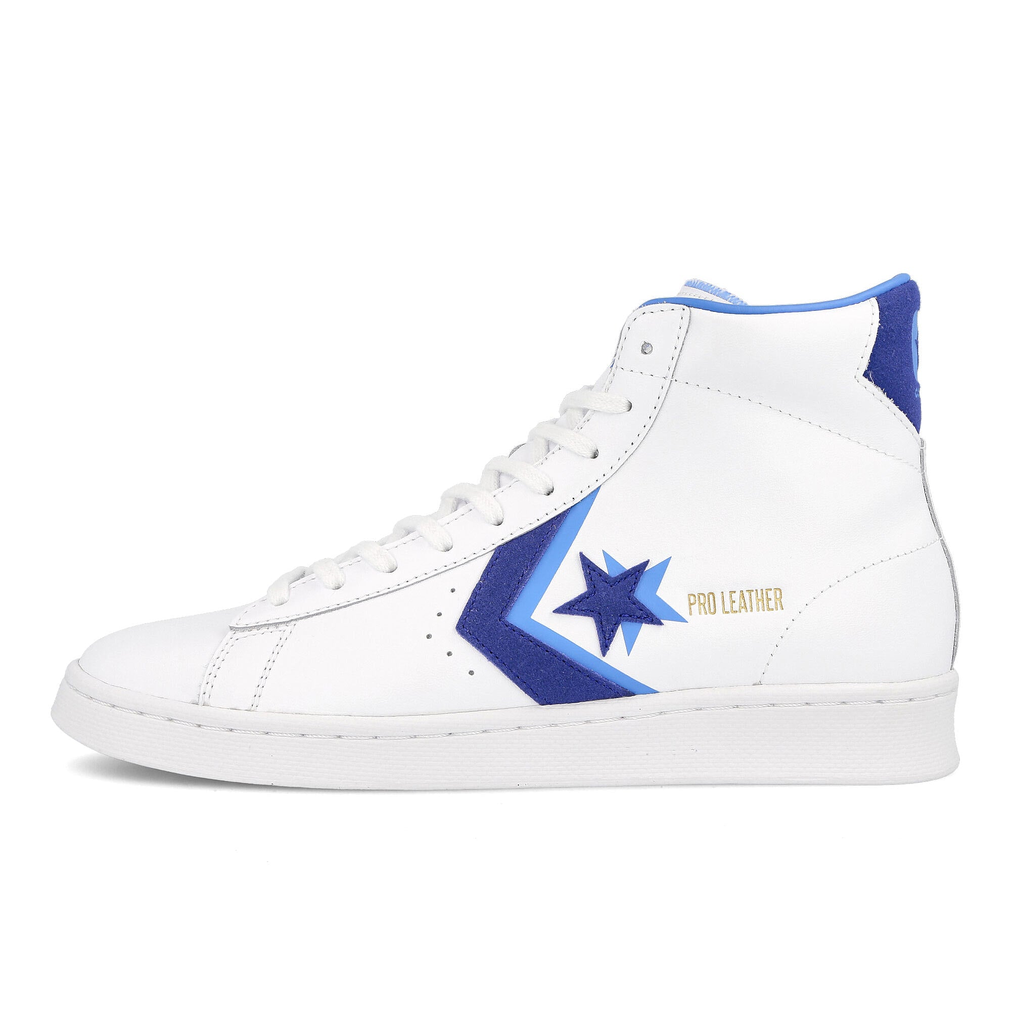 Converse pro leather mid White / Rush Blue / Coast  169035C | Overkill