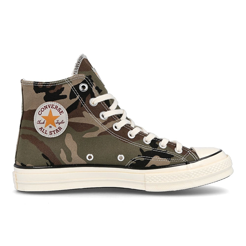 Converse Carhartt WIP x Converse Chuck 70 Hi Covert Green-Dark Earth Sneakers  Silhouette | Overkill