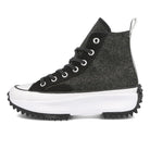 Converse run star hike hi Black / Silver / White  169437C | Overkill