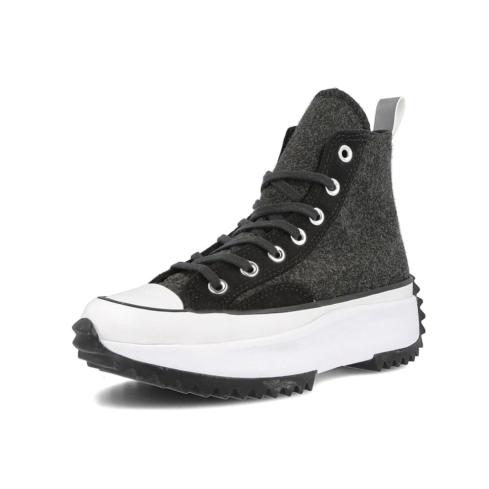 Converse run star hike hi Black / Silver / White  Detailfoto | Overkill