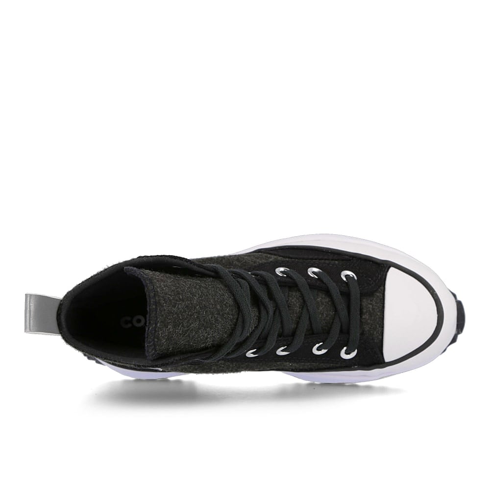 Converse run star hike hi Black / Silver / White  Detail view 1 | Overkill