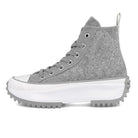 Converse run star hike hi Ash Stone / Silver / White  169438C | Overkill