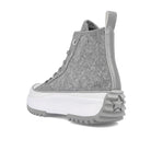 Converse run star hike hi Ash Stone / Silver / White  Close-up | Overkill