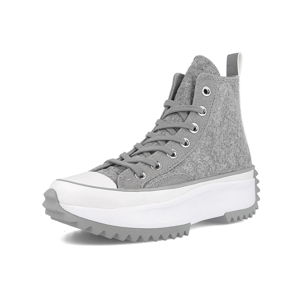 Converse run star hike hi Ash Stone / Silver / White  Detailfoto | Overkill