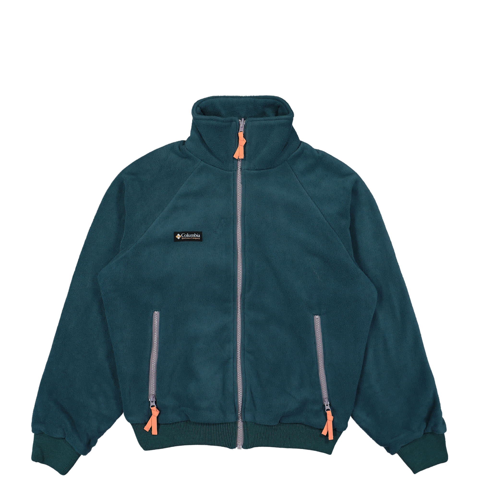 Columbia Bugaboo 1986 Interchange Jacket Granite Purple, Faded Peach Windbreaker Close-up | Overkill
