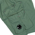 C.P. Company Flatt Nylon Cargo Swim Shorts Duck Green Swimwear Detail view 1 | Overkill