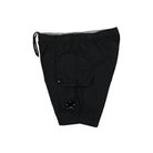 C.P. Company Flatt Nylon Cargo Swim Shorts Black Swimwear Close-up | Overkill