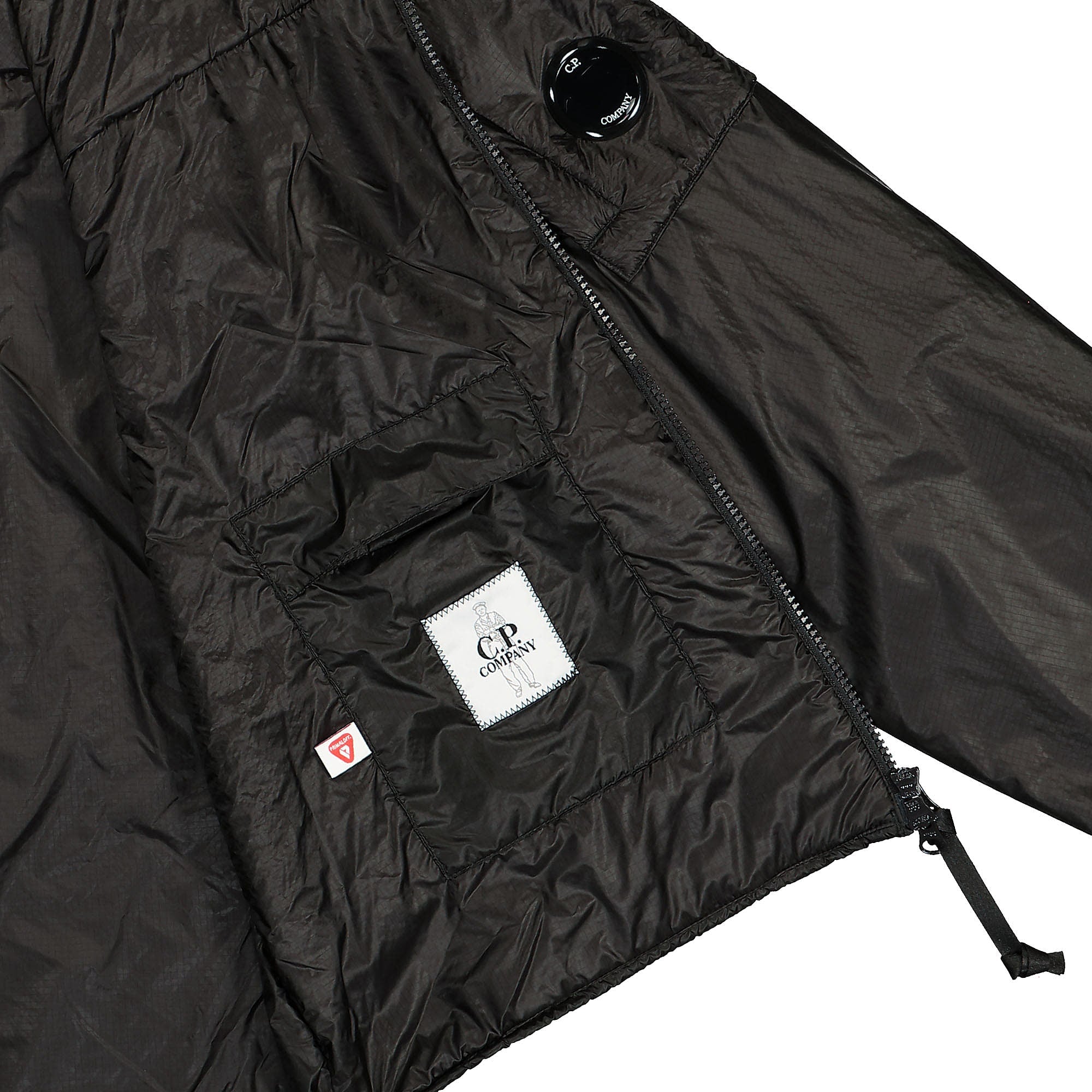 C.P. Company Nada Shell Hooded Jacket Black Jackets Detail view 2 | Overkill