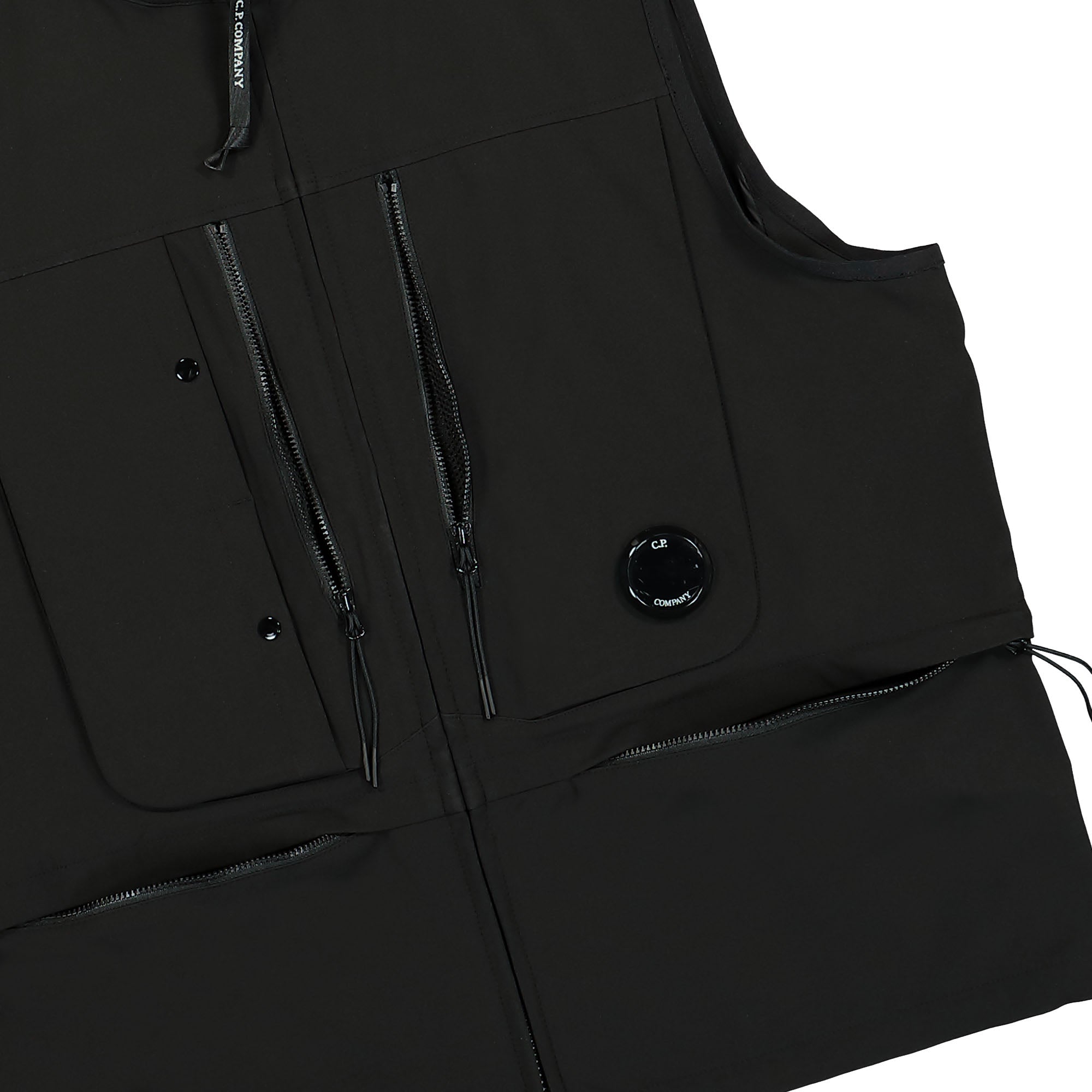 C.P. Company C.P. Shell-R Utility Vest Black Vests Detailfoto | Overkill