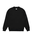 C.P. Company Diagonal Raised Fleece Sweatshirt Black Sweatshirts 16CMSS022A-005086W 999 | Overkill