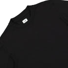 C.P. Company Diagonal Raised Fleece Sweatshirt Black Sweatshirts Close-up | Overkill