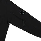 C.P. Company Diagonal Raised Fleece Sweatshirt Black Sweatshirts Detailfoto | Overkill