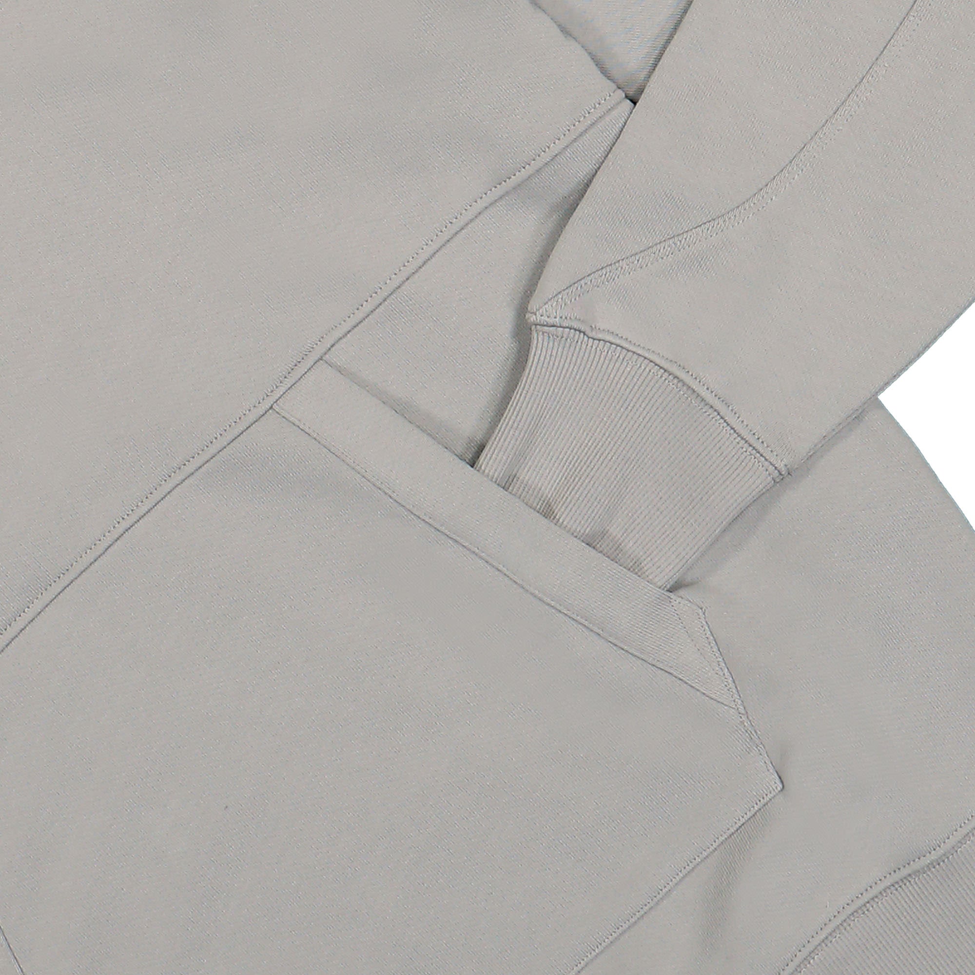 C.P. Company Diagonal Raised Fleece Hoodie Drizzle Hoodies Detailfoto | Overkill