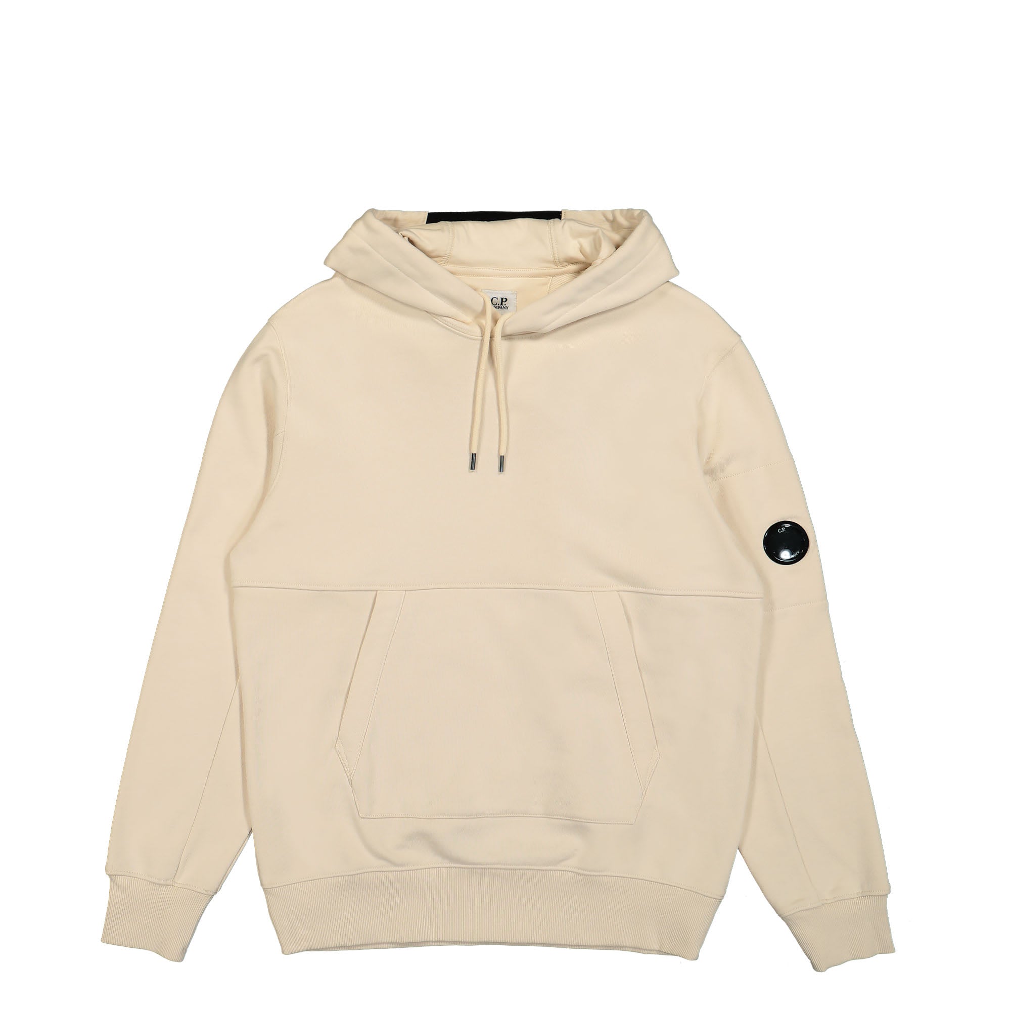 C.P. Company Diagonal Raised Fleece Hoodie Pistachio Shell Hoodies 16CMSS023A-005086W 402 | Overkill